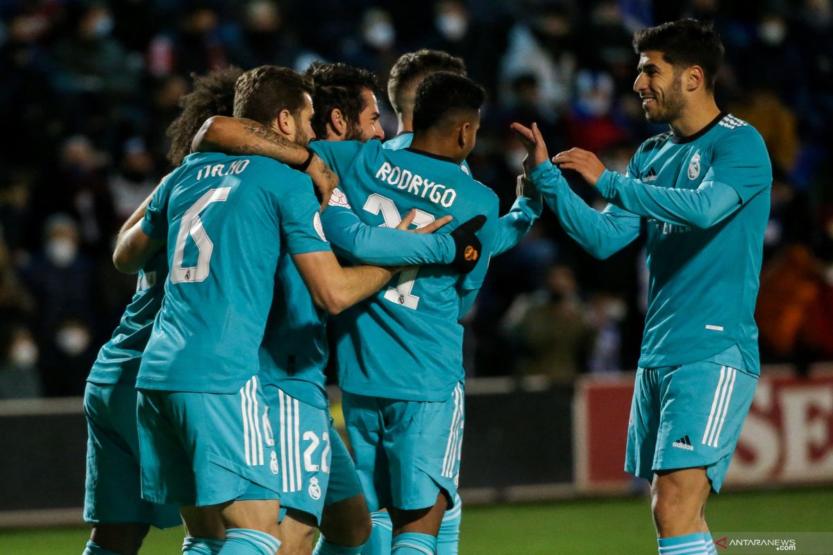 Real Madrid menang meyakinkan 3-1 atas Alcoyano