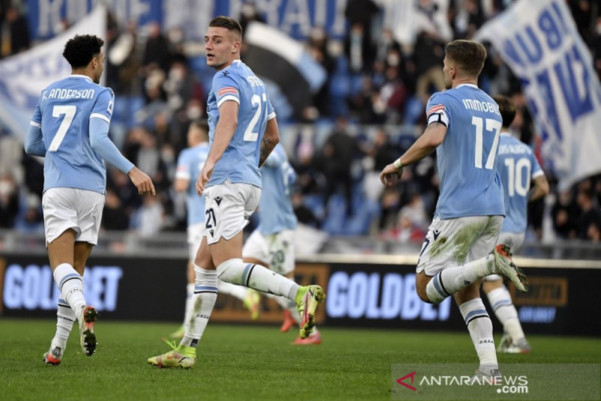 Gol larut Milinkovic-Savic selamatkan Lazio dari kekalahan lawan Empoli