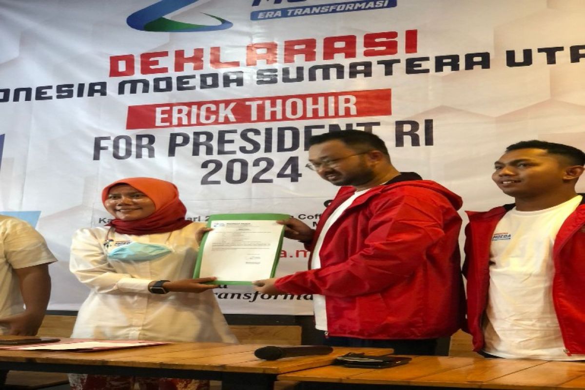 Indonesia Moeda dukung Erick Thohir Capres 2024