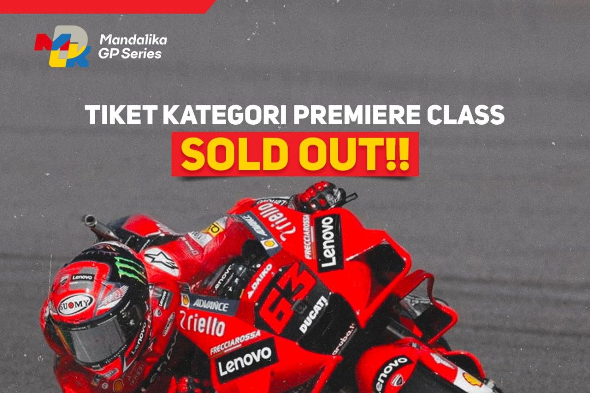 Dalam hitungan jam, tiket MotoGP Kategori Premiere Class ludes terjual