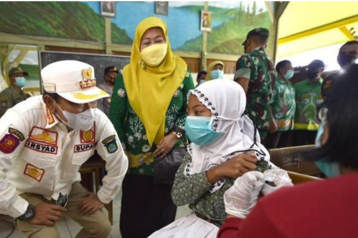 Sebanyak 54.684 anak di Pasuruan telah divaksin COVID-19