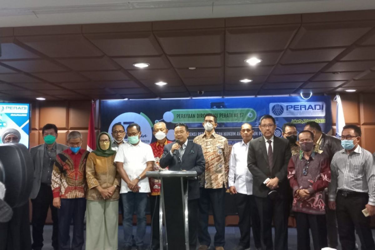 Peradi apresiasi capaian kinerja Presiden Jokowi selama 2021