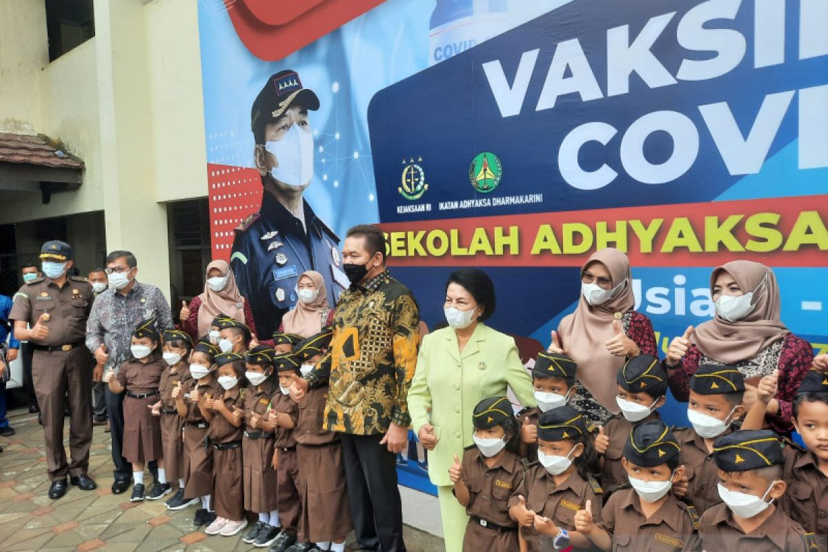 Jaksa Agung mengapresiasi pelaksanaan vaksinasi anak di Kota Jambi