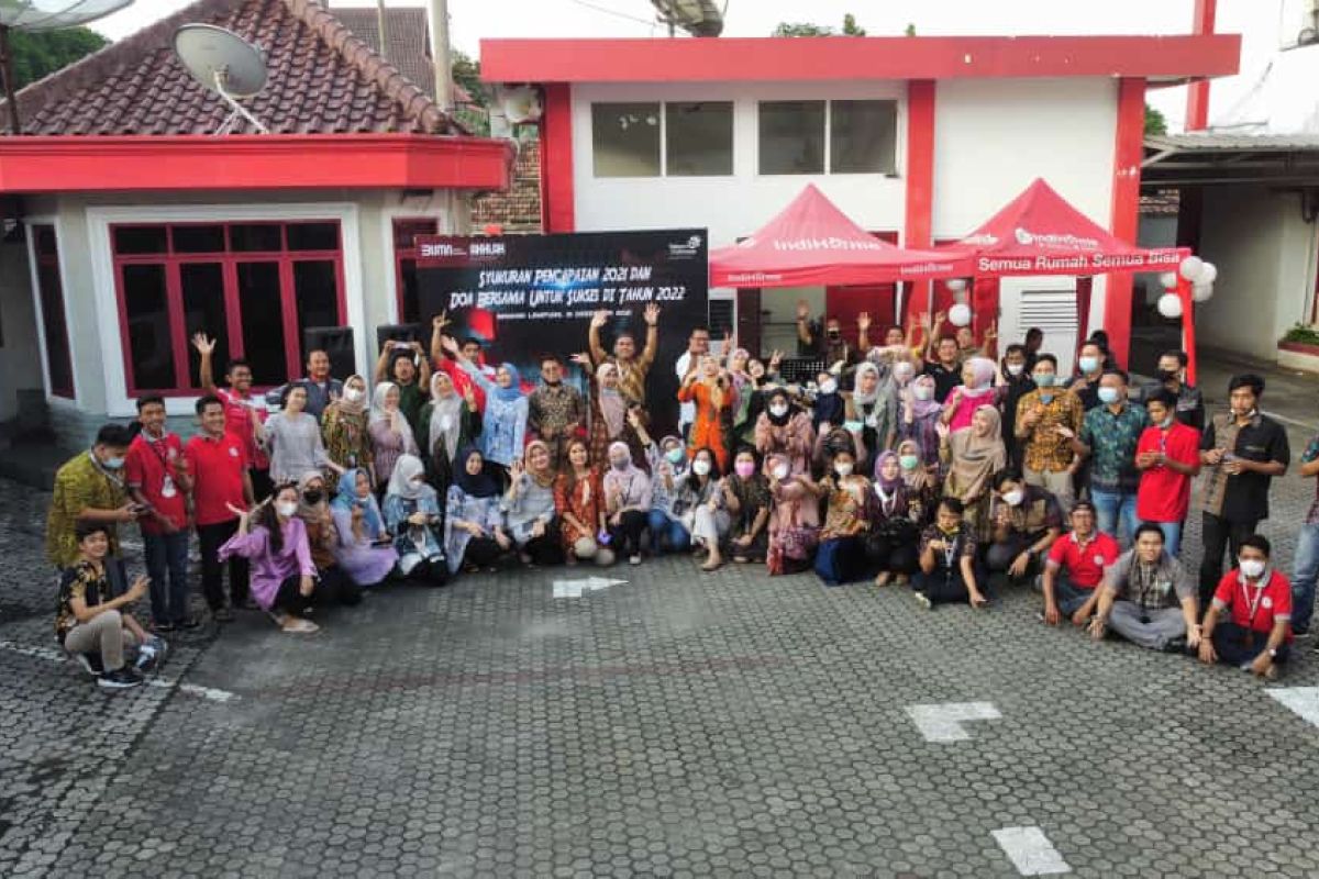 Telkom Witel Lampung gelar syukuran tutup tahun 2021