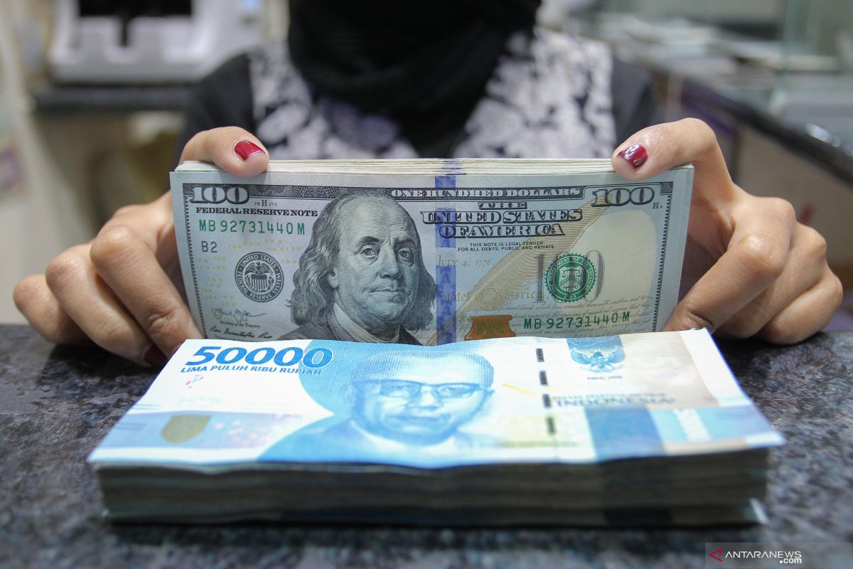 Kurs rupiah Rabu pagi melemah 27 poin