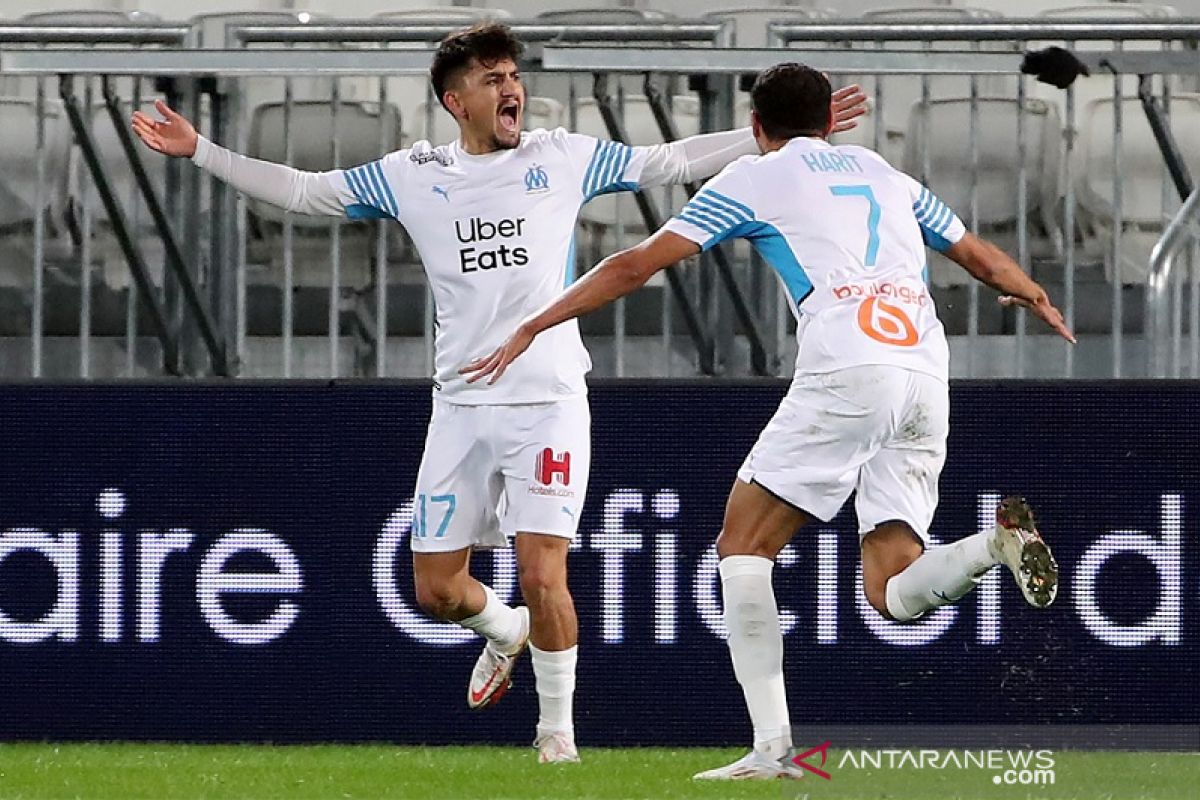 Cengiz Under antar Marseille  naik posisi kedua klasemen Liga Prancis