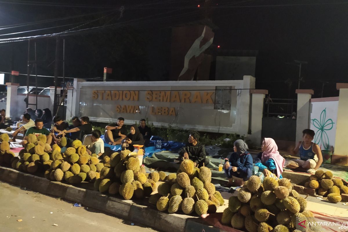 Ruas jalan Kota Bengkulu jadi wisata durian