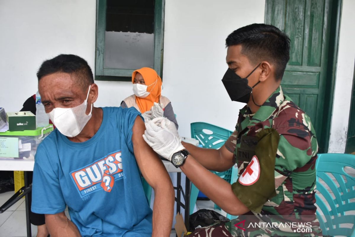 Korem 133 gelar vaksinasi COVID-19 di Kabupaten Gorontalo