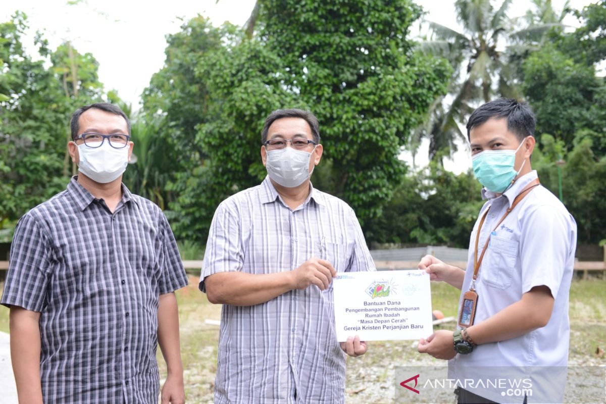 PT Timah Bantu Pembangunan Sarana Ibadah Jemaat Pangkalpinang