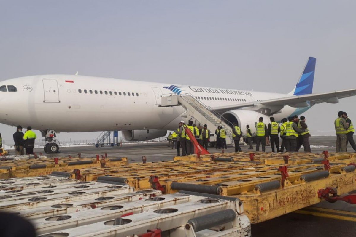 Garuda kirim bantuan kemanusiaan Pemerintah RI ke Afghanistan