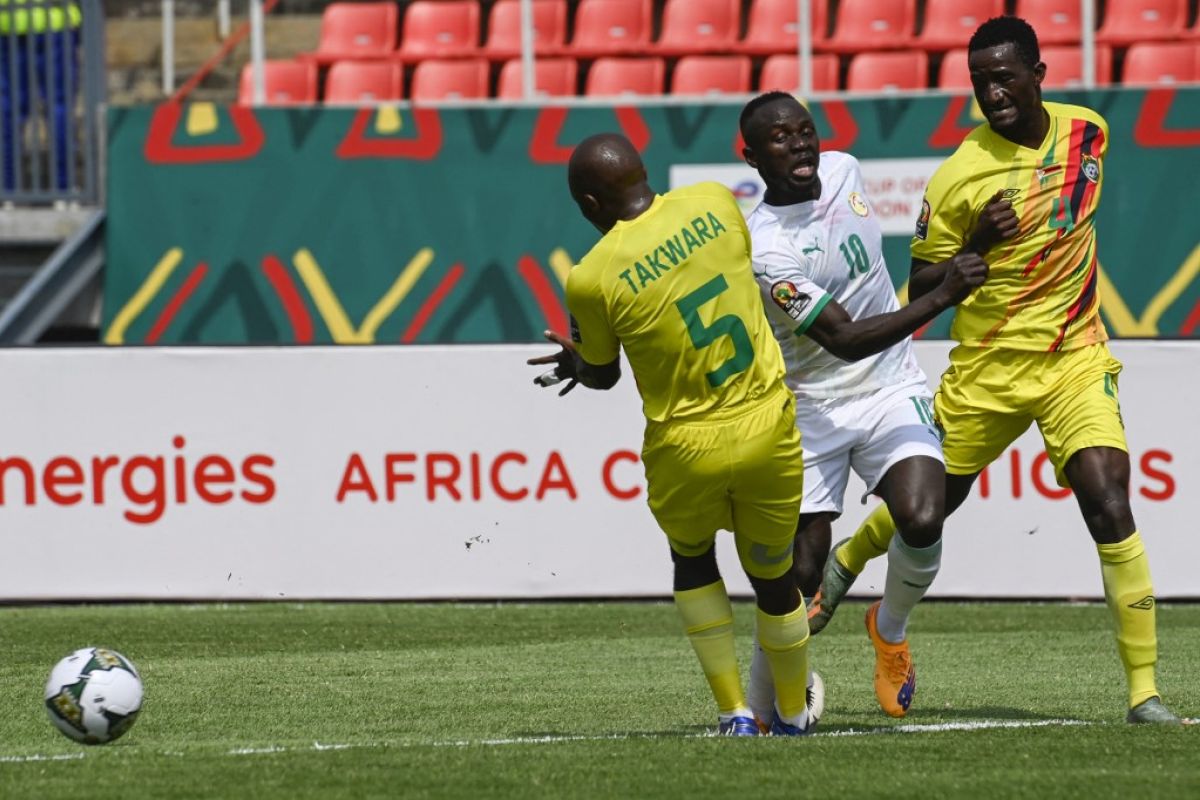 Piala Afrika, Senegal taklukkan Zimbabwe lewat penalti Mane pada menit terakhir