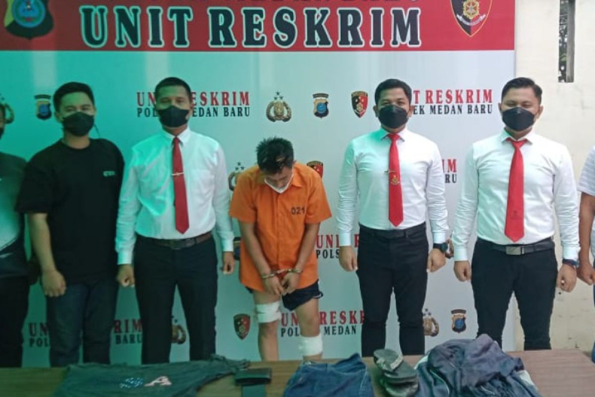 Polisi tembak residivis jambret lukai korbannya di Medan