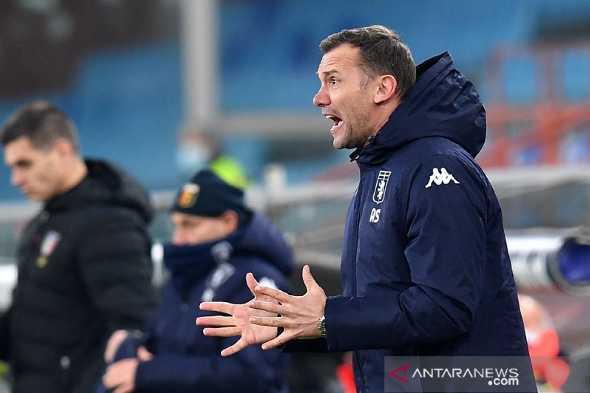 Dikalahkan AC Milan, nasib Andriy Shevchenko di Genoa masih aman