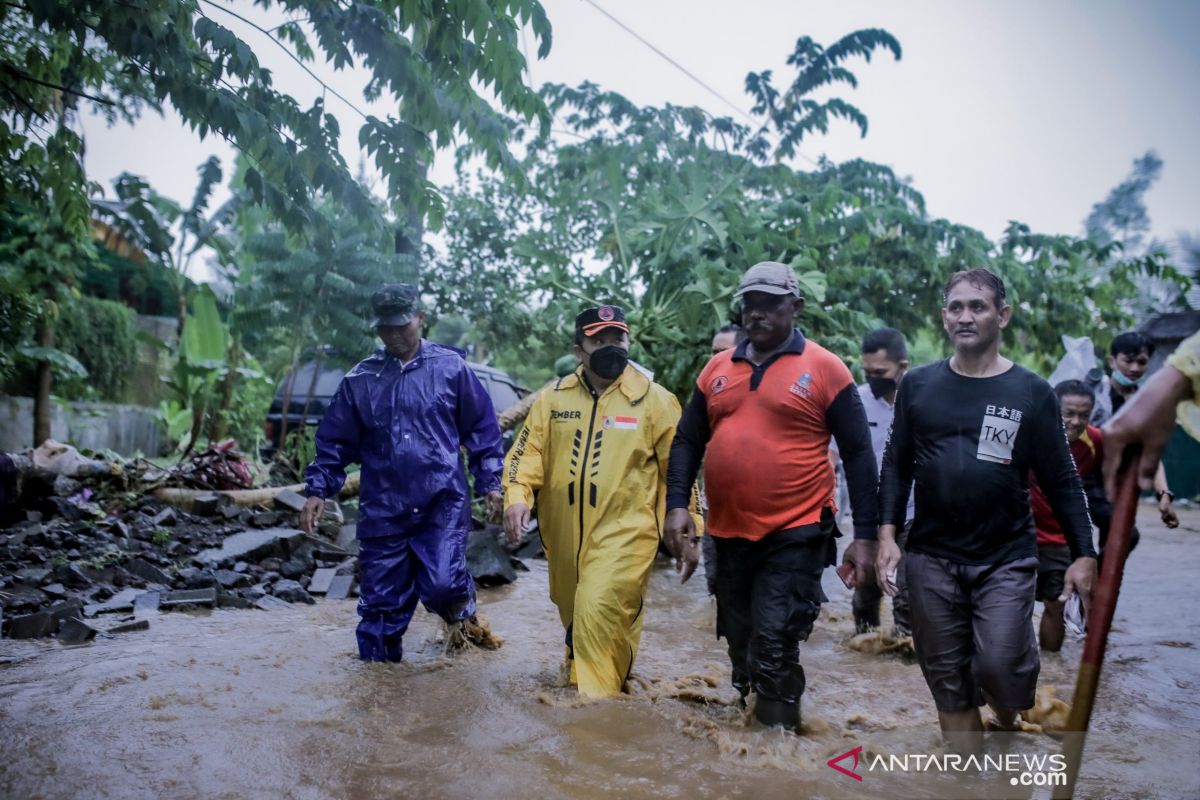 Banjir bandang di Jember akibatkan 1.668 warga terdampak