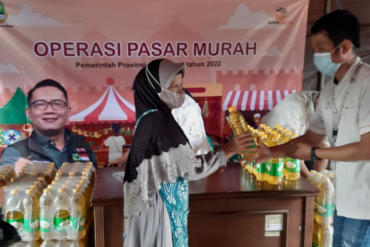 Jabar gelar operasi pasar murah minyak goreng di 11 kabupaten/kota