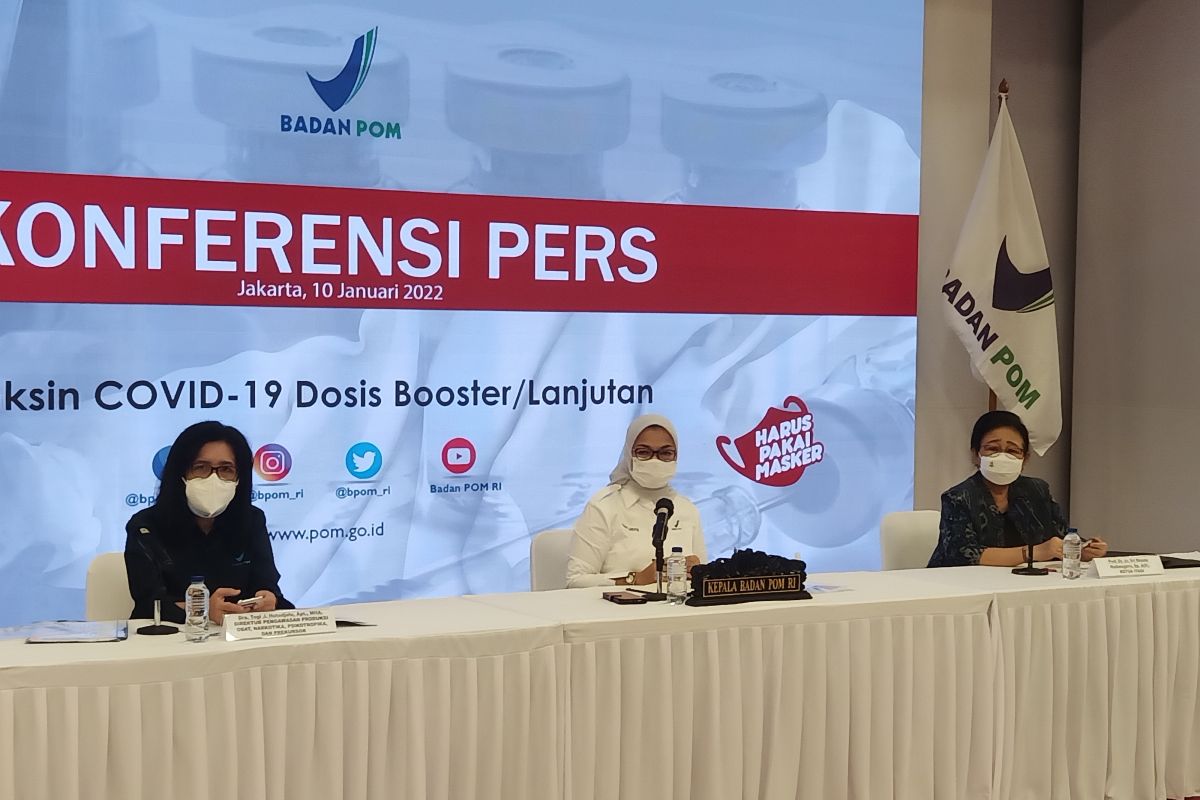 BPOM terbitkan izin penggunaan darurat 5 produk vaksin penguat