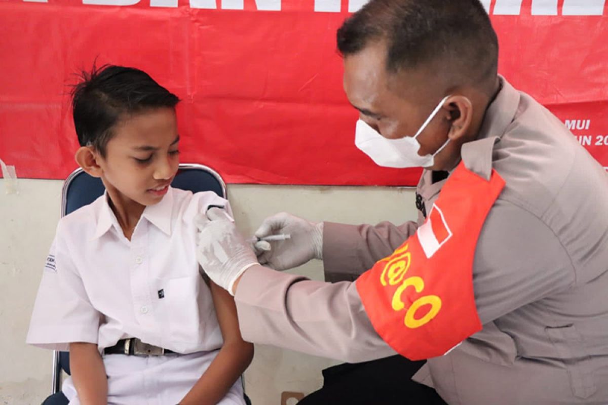 Polda Aceh intensifkan vaksinasi COVID-19 untuk anak