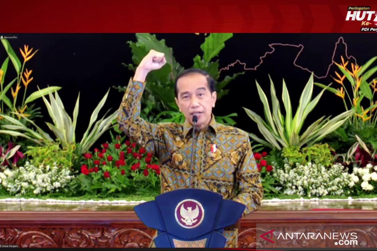Presiden Jokowi: Pandemi tak henti naikan taraf hidup rakyat