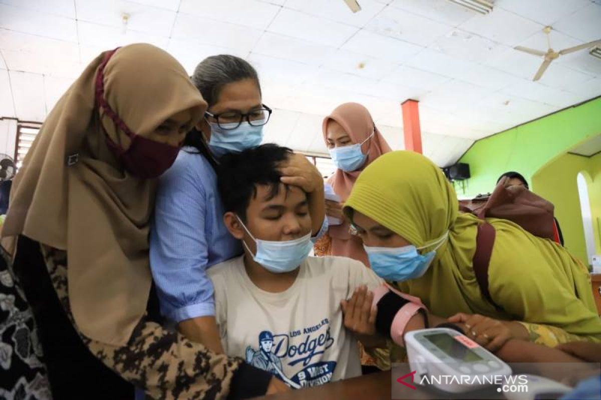 Anak berkebutuhan khusus di Kota Tangerang ikuti vaksinasi COVID-19