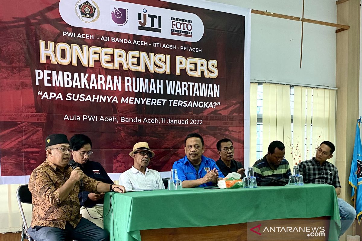 Organisasi pers di Aceh minta pelaku pembakaran rumah wartawan dihukum berat