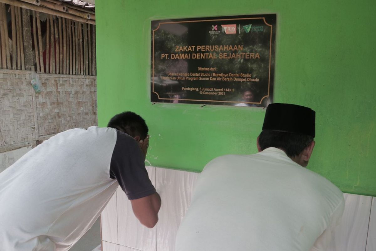 PT Damai Dental Sejahtera-Dompet Dhuafa bangun fasilitas air bersih dan MCK di Pandeglang