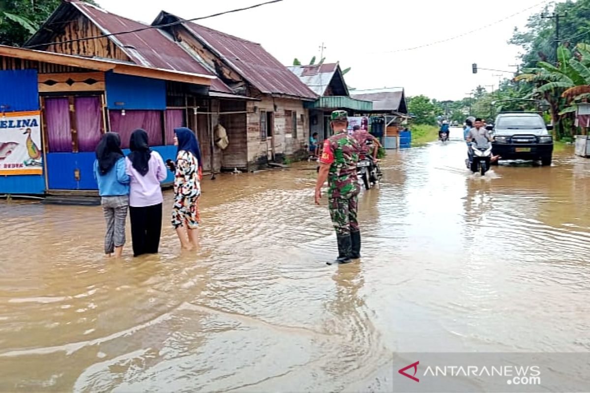 Sejumlah wilayah di Kabupaten HST mulai terendam lagi