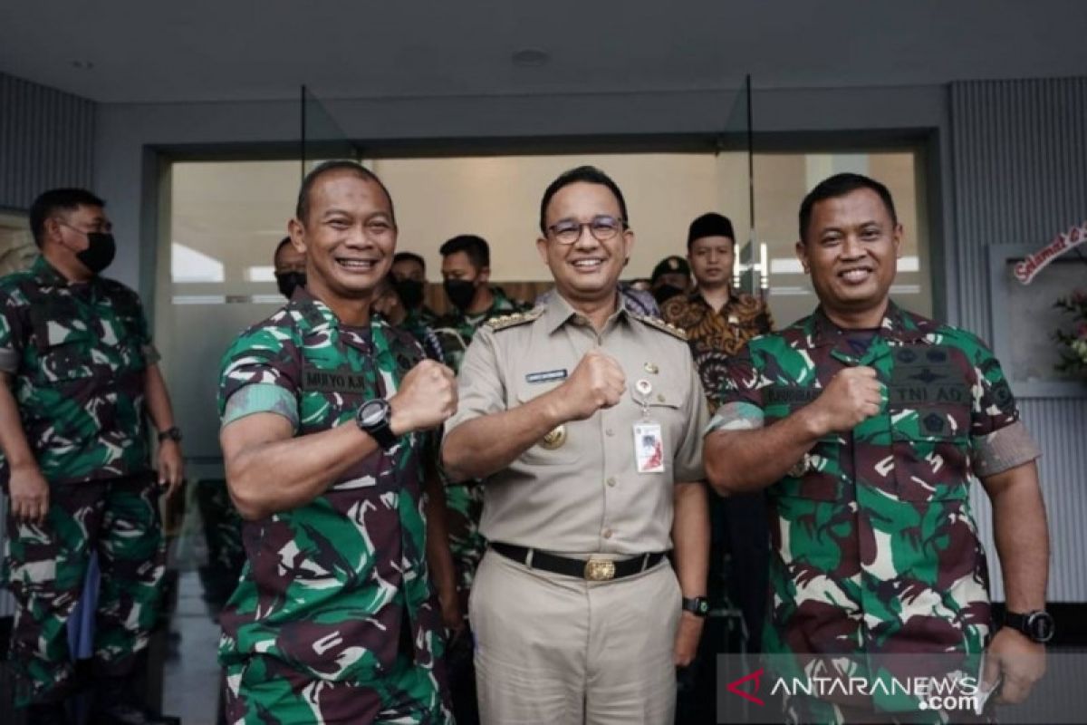 Anies ajak Pangdam Jaya yang baru berkolaborasi bangun Ibu Kota