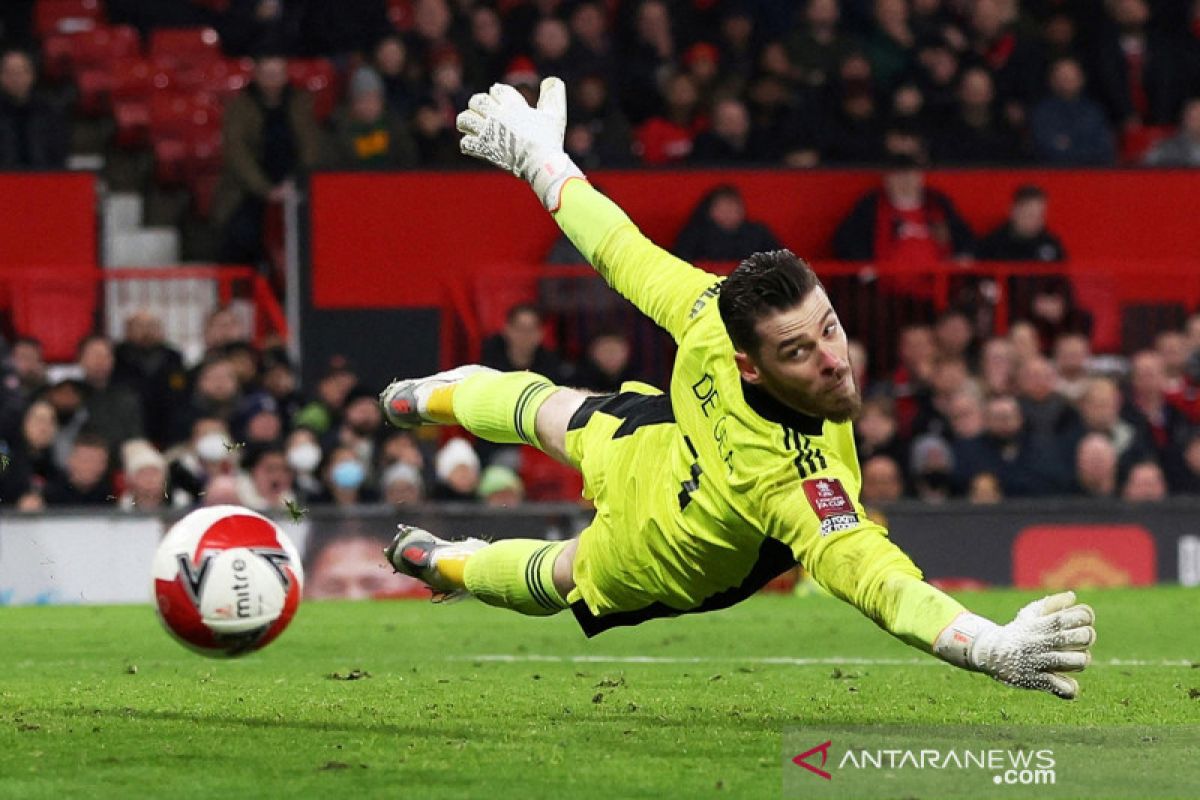 David de Gea inginkan MU incar target tinggi dibandingkan empat besar