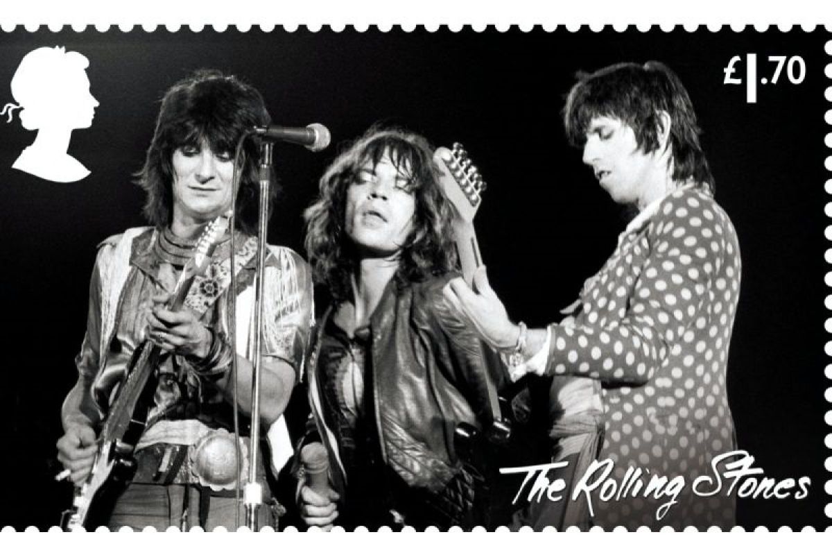 Royal Mail buat prangko khusus band rock legendaris The Rolling Stones