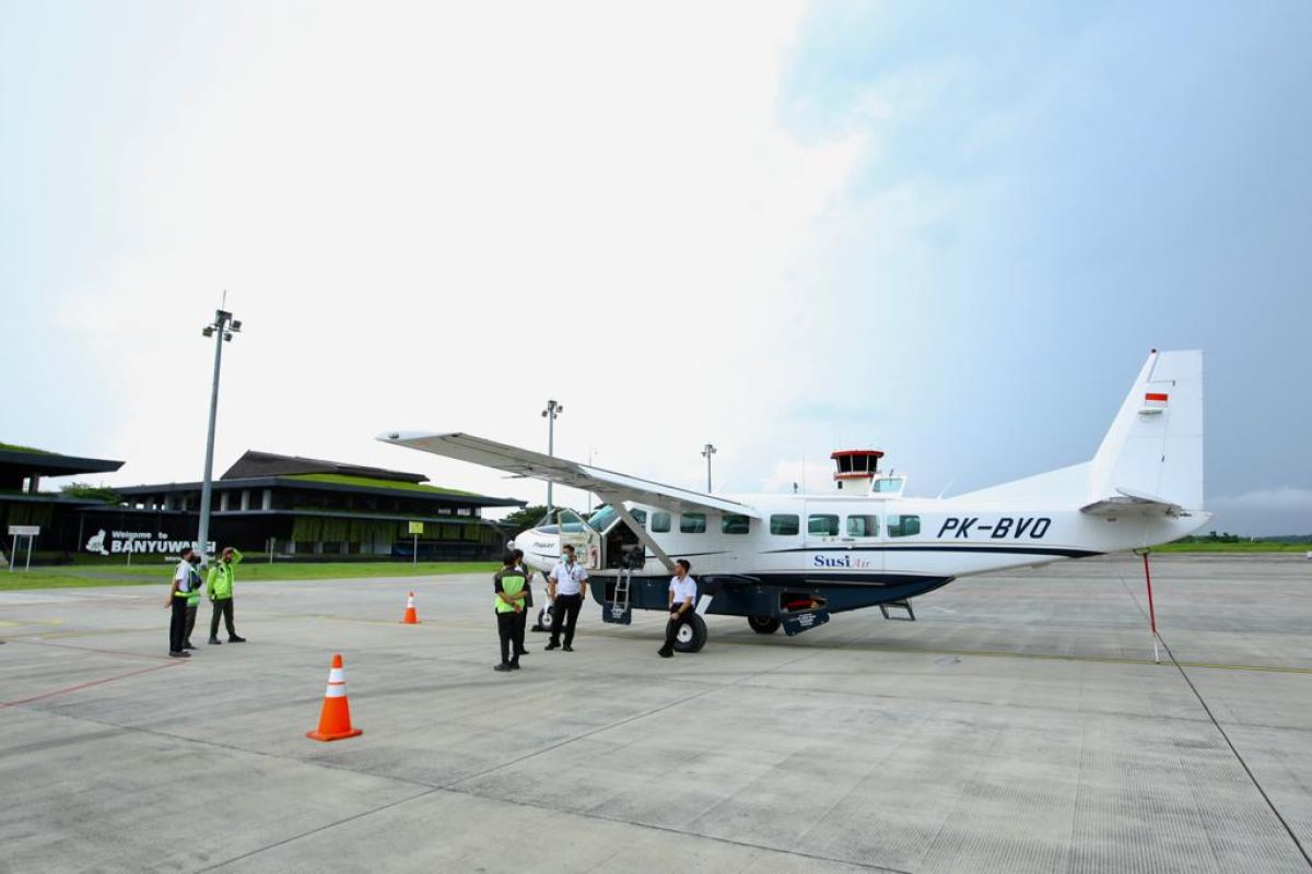 Penerbangan perdana rute Banyuwangi-Sumenep resmi dioperasionalkan