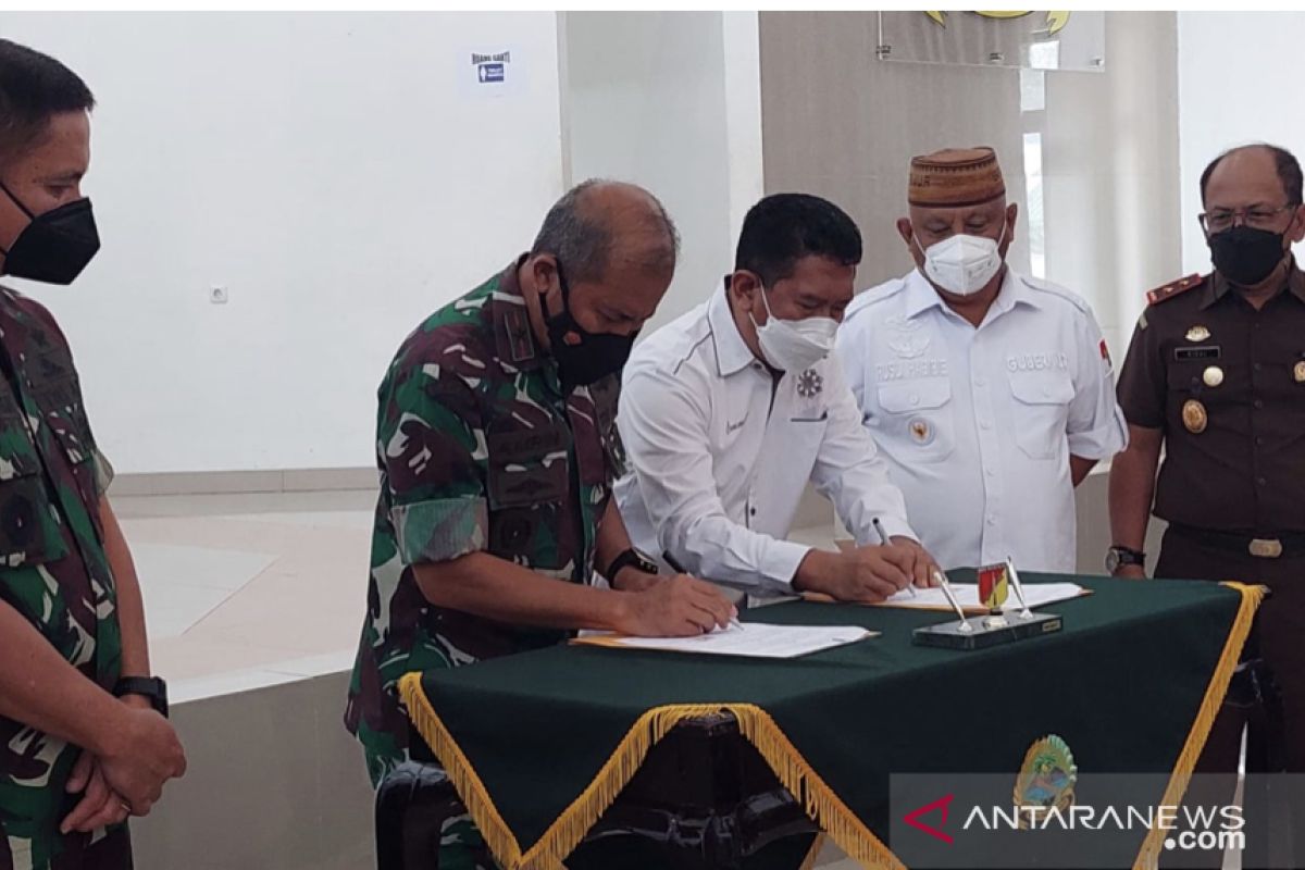 Pemprov Gorontalo hibahkan Rp8 miliar untuk Secaba TNI