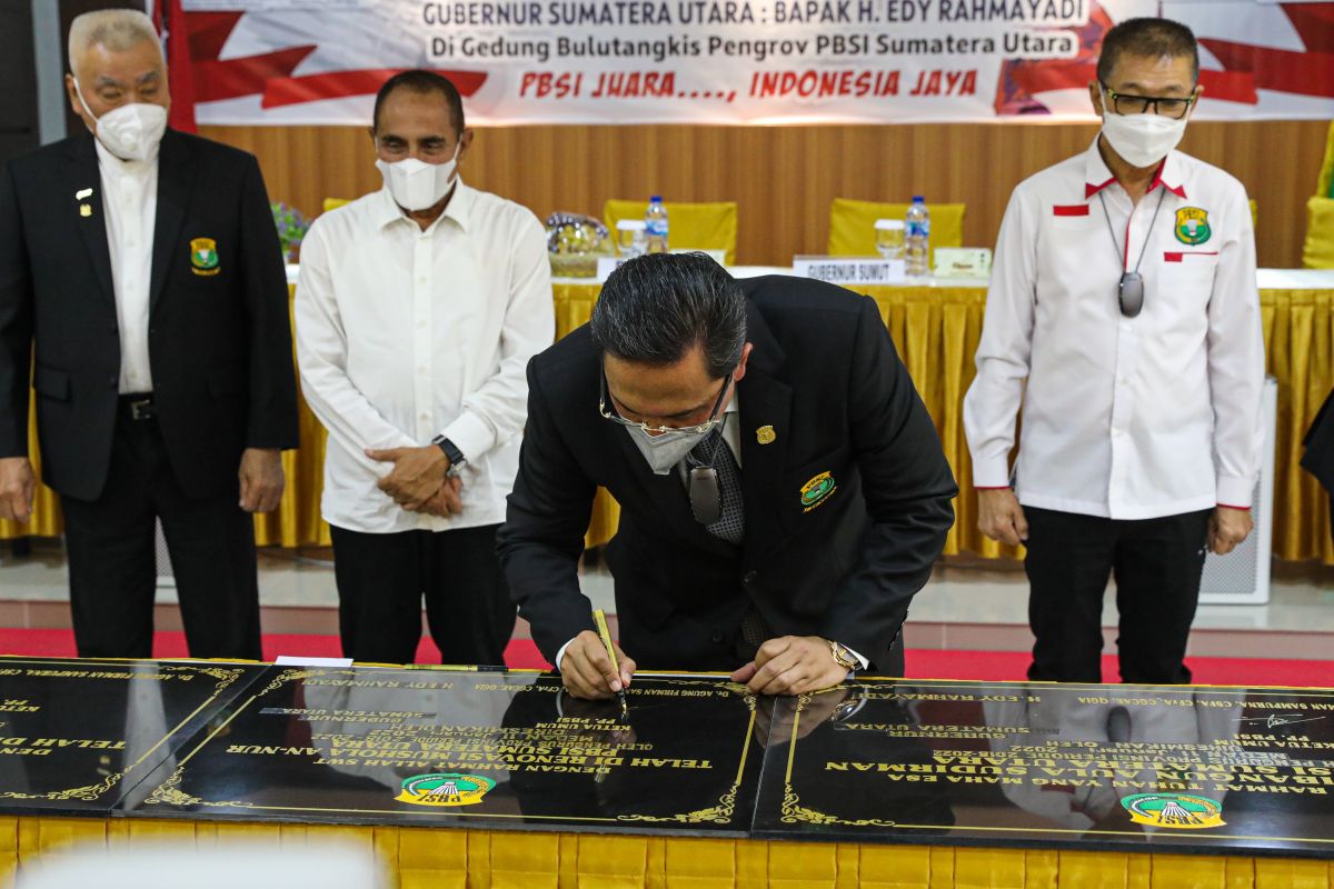 PP PBSI resmikan pelatnas wilayah  barat di Medan
