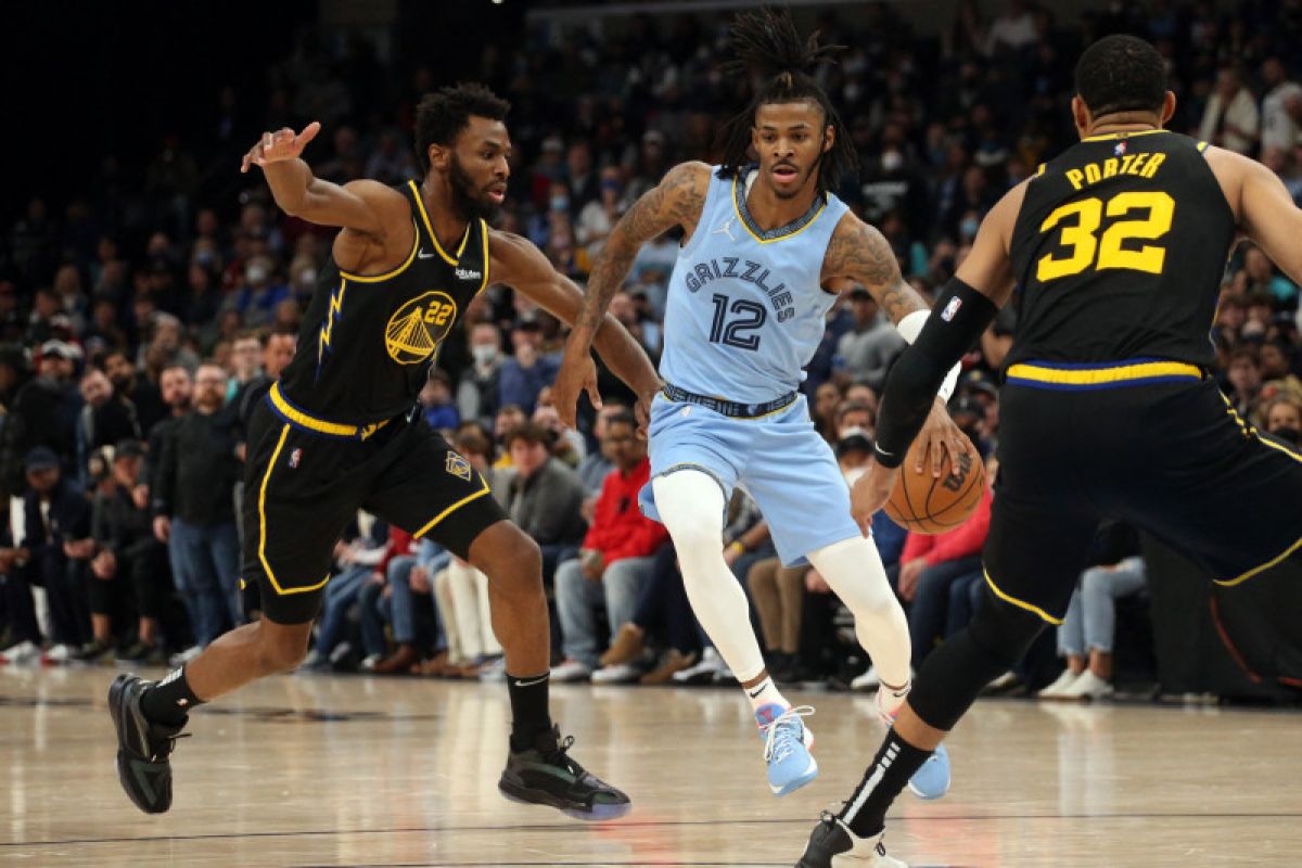 Grizzlies kalahkan Warriors dan raih kemenangan ke-10 beruntun