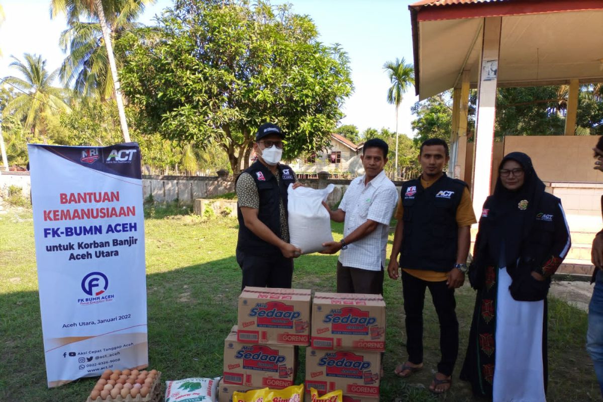 BUMN Aceh salurkan bantuan lebih dari Rp500 juta untuk korban banjir