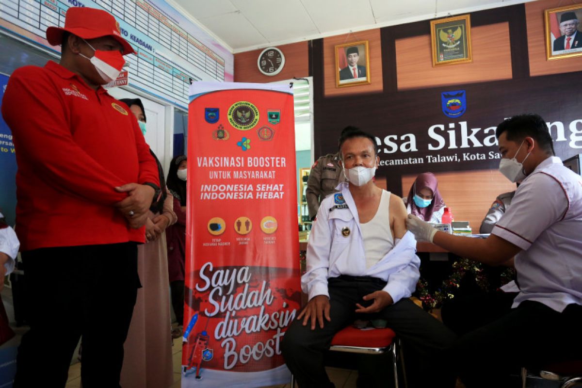 BIN Sumbar lakukan vaksinasi booster pertama di Sawahlunto