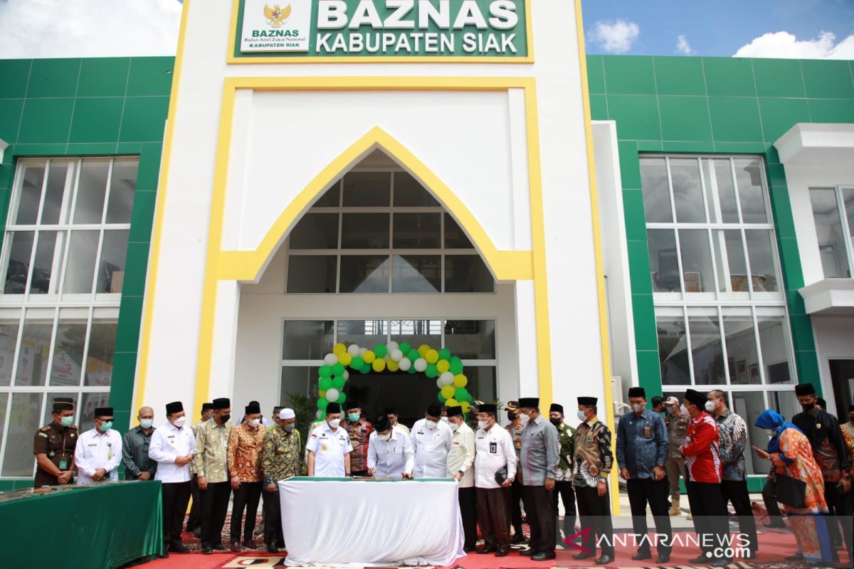 Dibangun dengan anggaran Rp2,9 Miliar, gedung Baznas Siak disebut terbaik di Indonesia