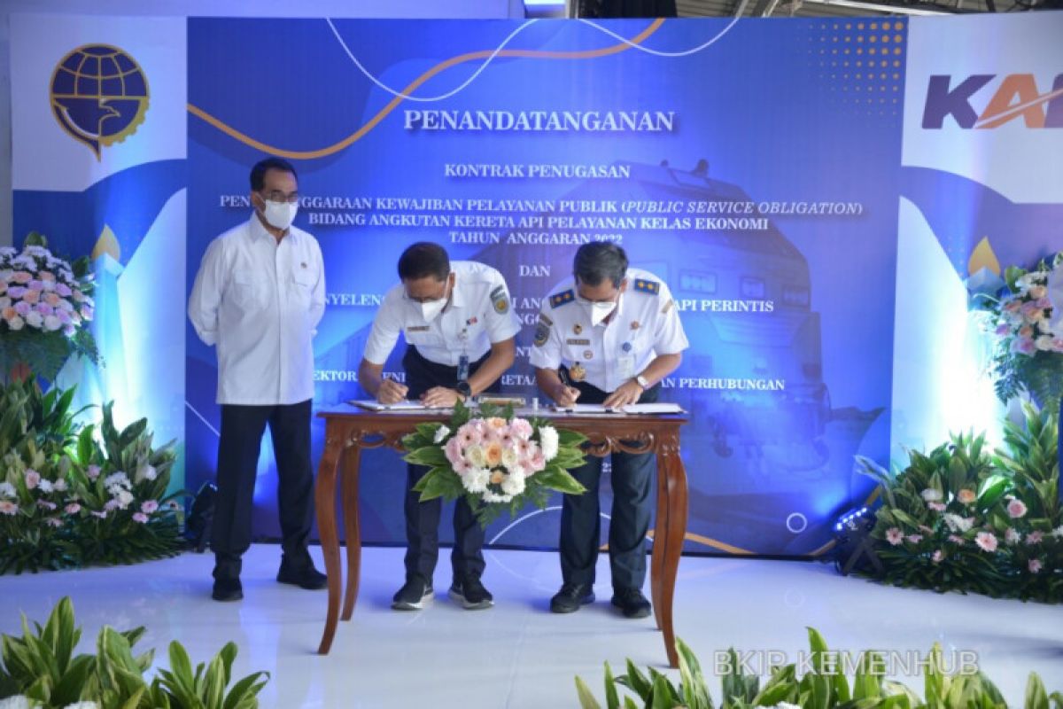 Kemenhub subsidi kereta api Rp3,2 triliun  pada 2022