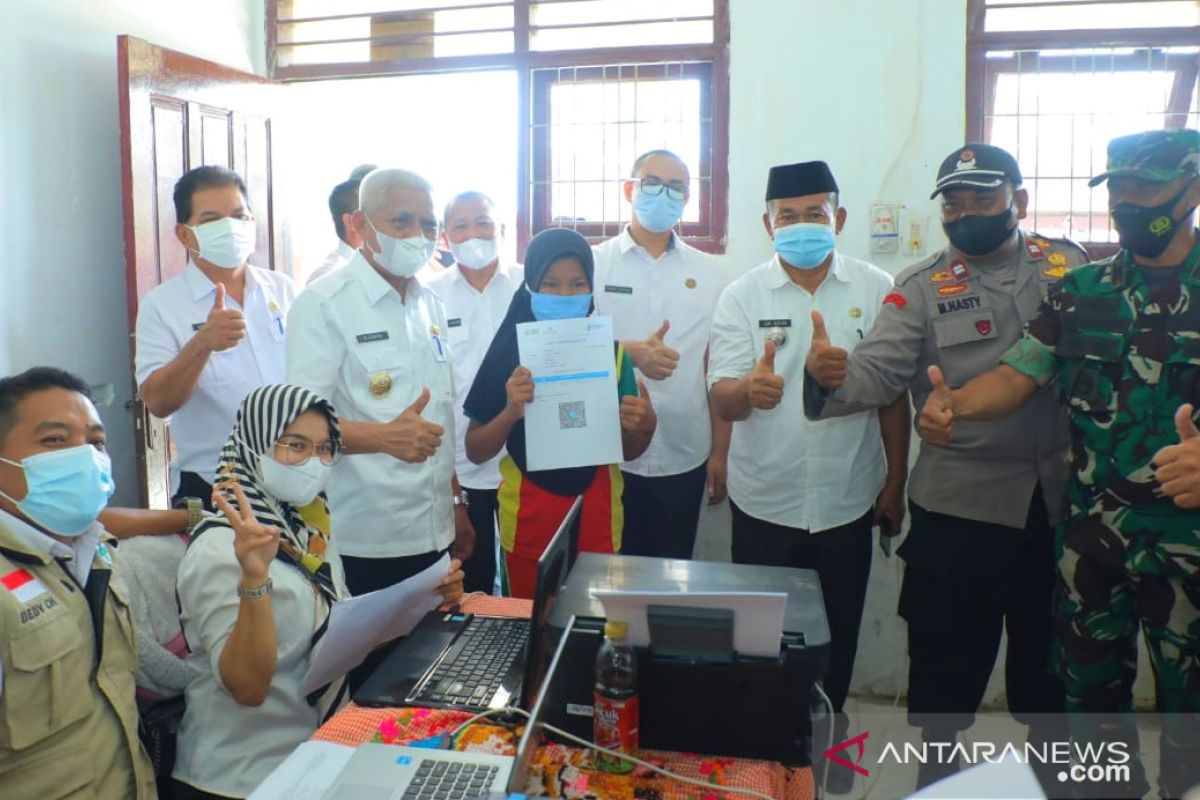 Bupati Asahan nyatakan kondisi anak harus sehat saat di vaksinasi