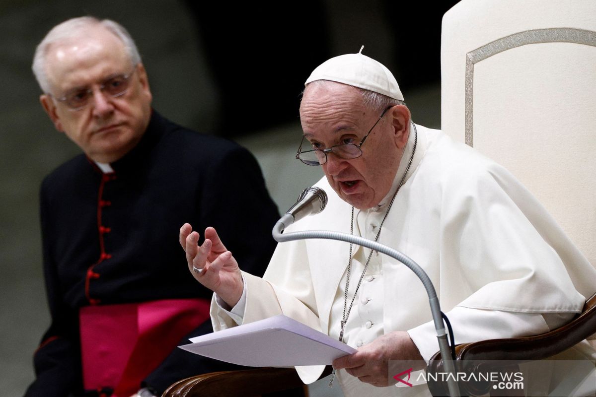 Paus dukung dialog Ukraina-Rusia untuk akhiri krisis