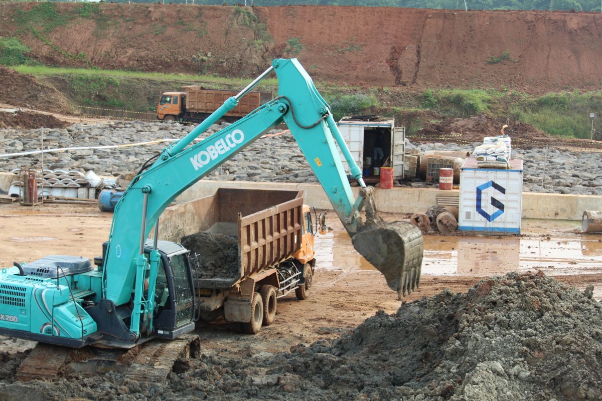 Bendungan Margatiga Lampung dalam proses pembebasan lahan