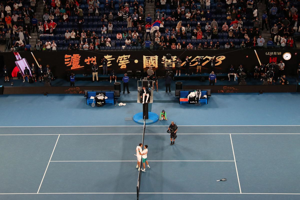 Penonton Australian Open dibatasi 50 persen karena pembatasan COVID-19