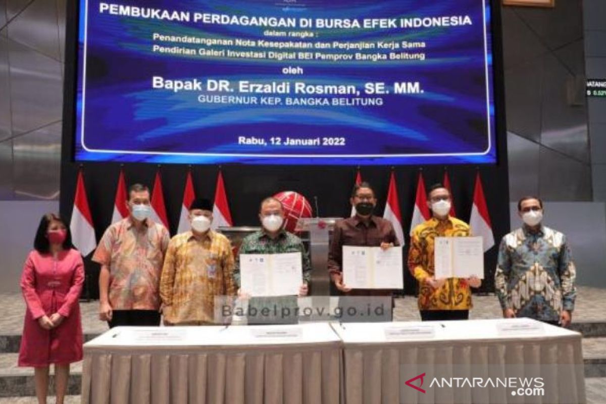 Gubernur Harap Bursa Efek Indonesia Fasilitasi Investasi Komoditi Unggulan Bangka Belitung