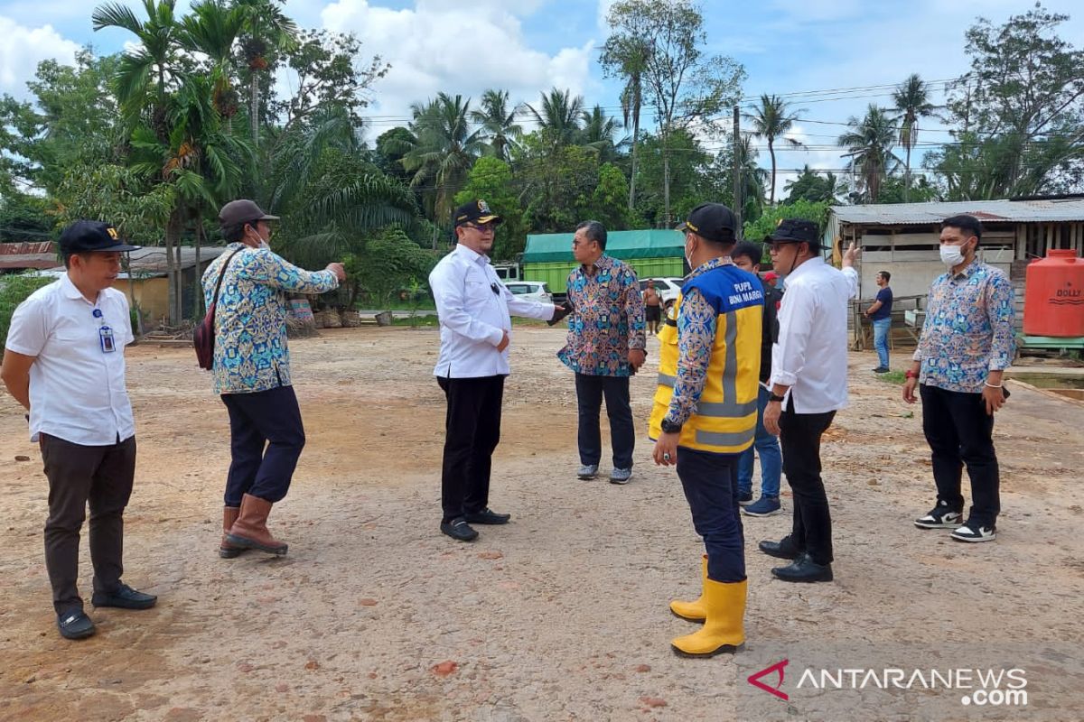 BPJN dan dewan tinjau lokasi banjir KM17 Jalintim Muarojambi