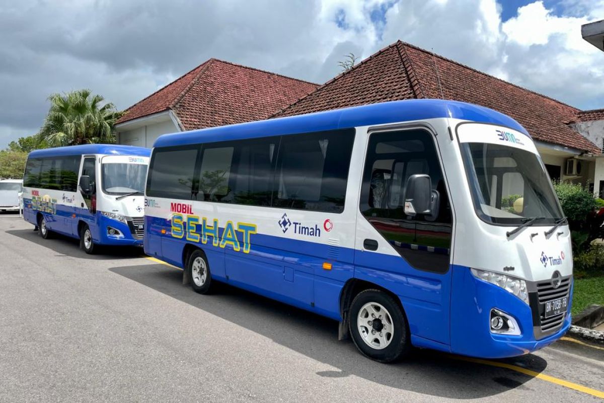 Tingkatkan pelayanan kesehatan, PT Timah Tbk tambah armada mobil sehat