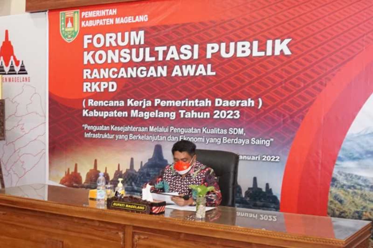 Pemkab Magelang gelar forum konsultasi publik rancangan awal RKPD