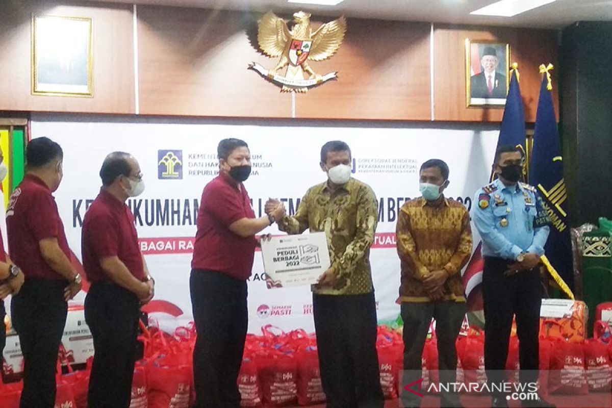 Kemenkumham RI bantu korban banjir Aceh Utara