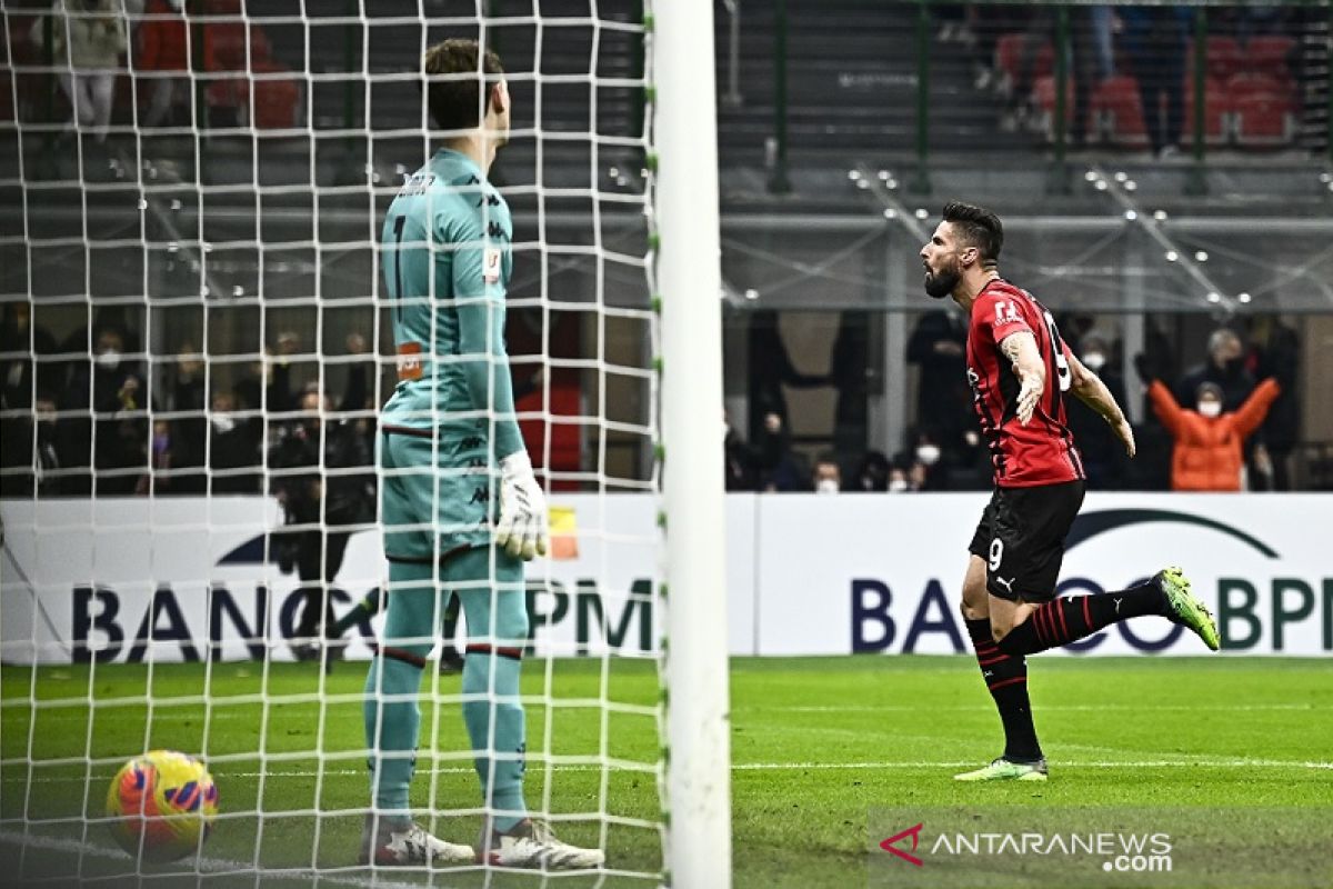 Coppa Italia: AC Milan bangkit dan singkirkan Genoa lewat tambahan waktu