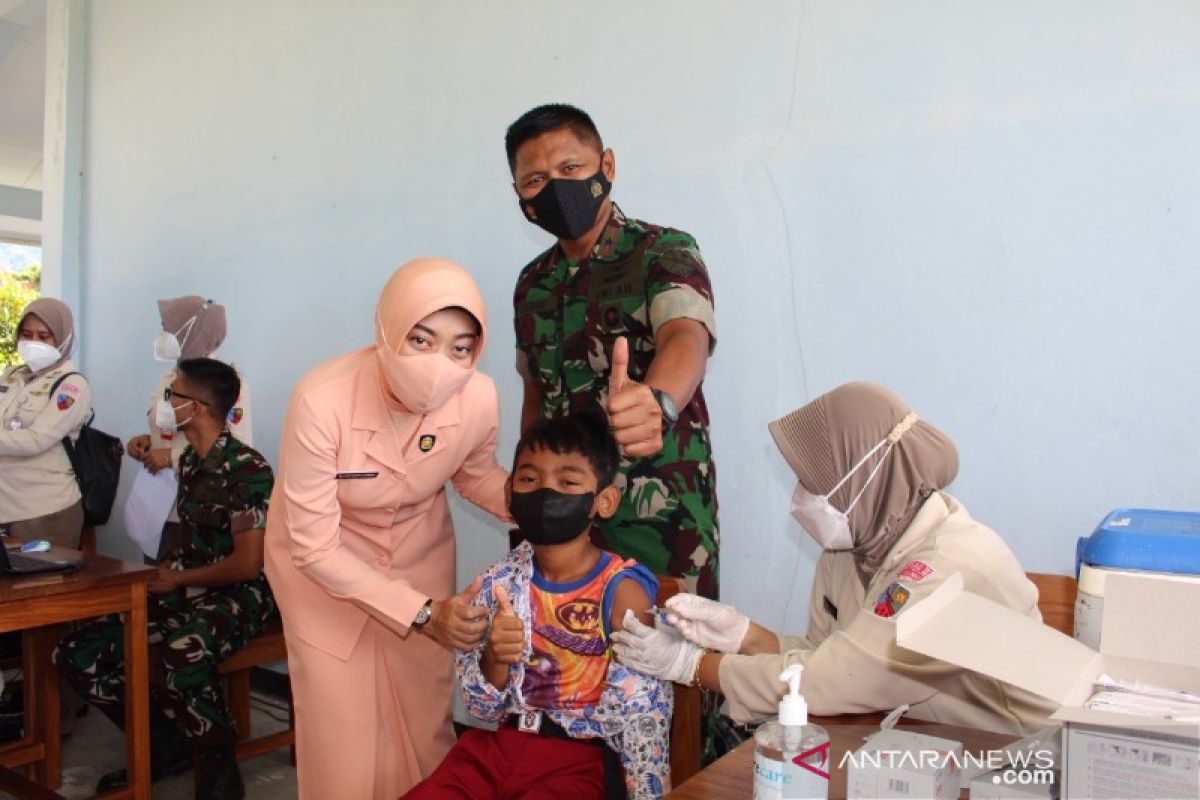 Lanud Silas Papare gelar vaksinasi bagi siswa SD Kabupaten Jayapura