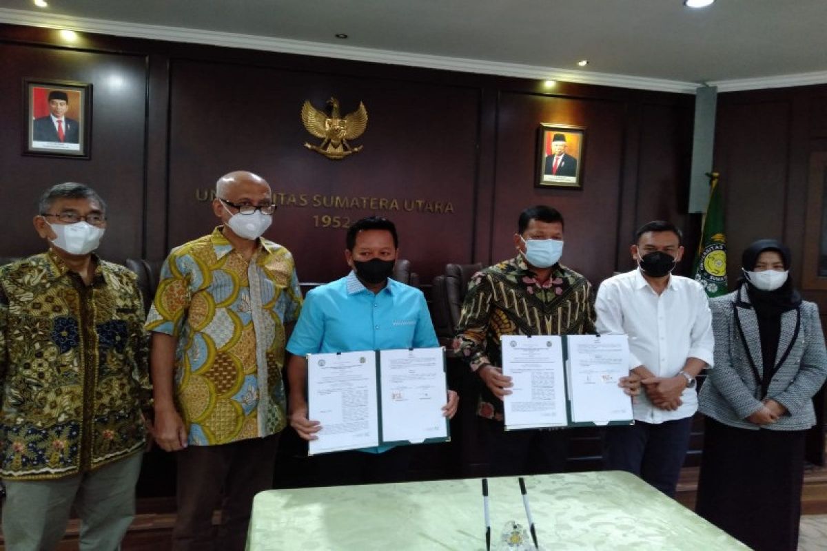 Gapki Sumut - USU sepakat bangun "Etalase Sawit" di lahan kampus