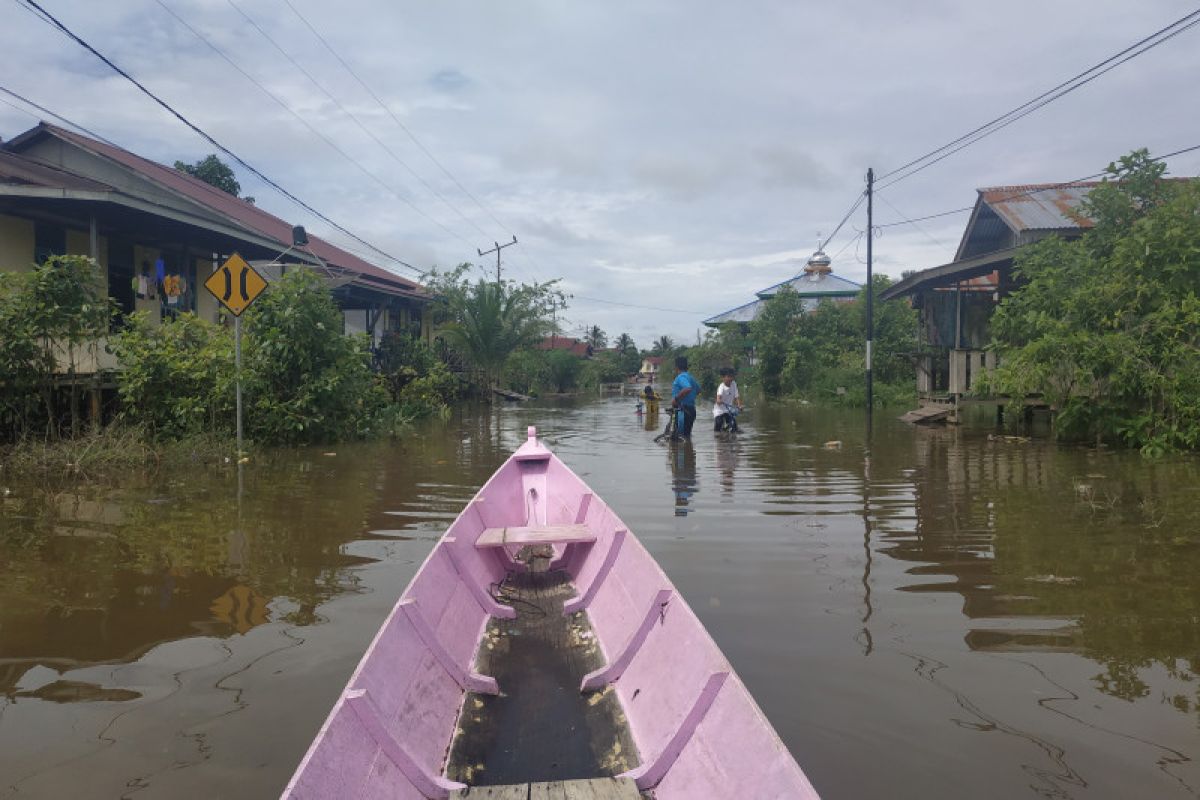 Empat kecamatan diterjang banjir di Kapuas Hulu